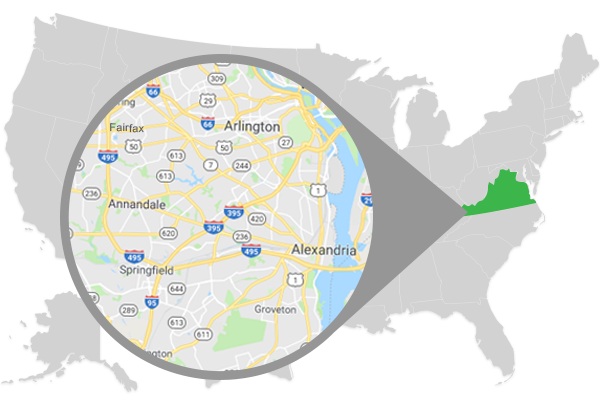 Summit Waterproofing Service Area Map